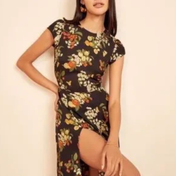 Reformation Gavin Dress in Summer Soiree Size 0 - Picture 3 of 6